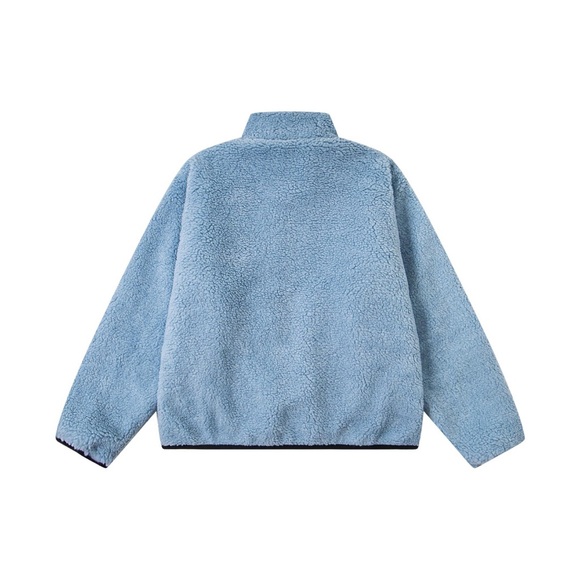 Stussy Light Blue Sherpa Jacket - Picture 10 of 10